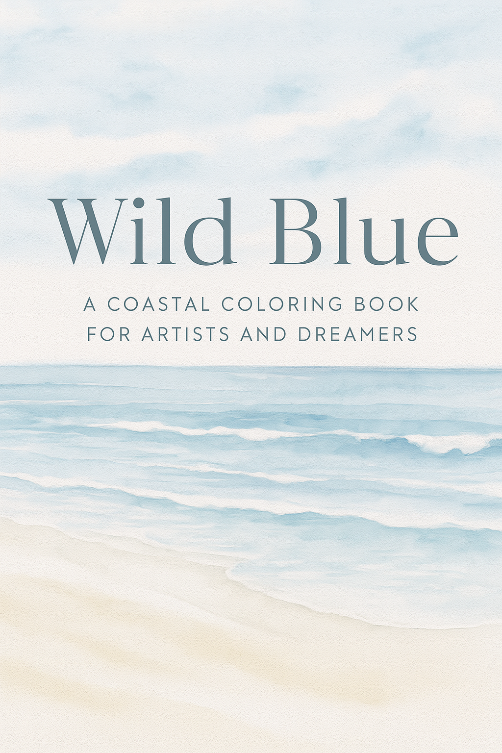 Wild blue coloring book